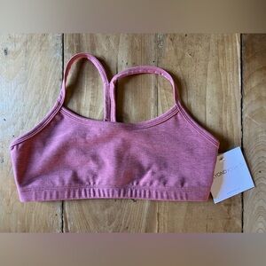 Beyond Yoga | Spacedye Slim Racerback Bra | Soft Sarlet